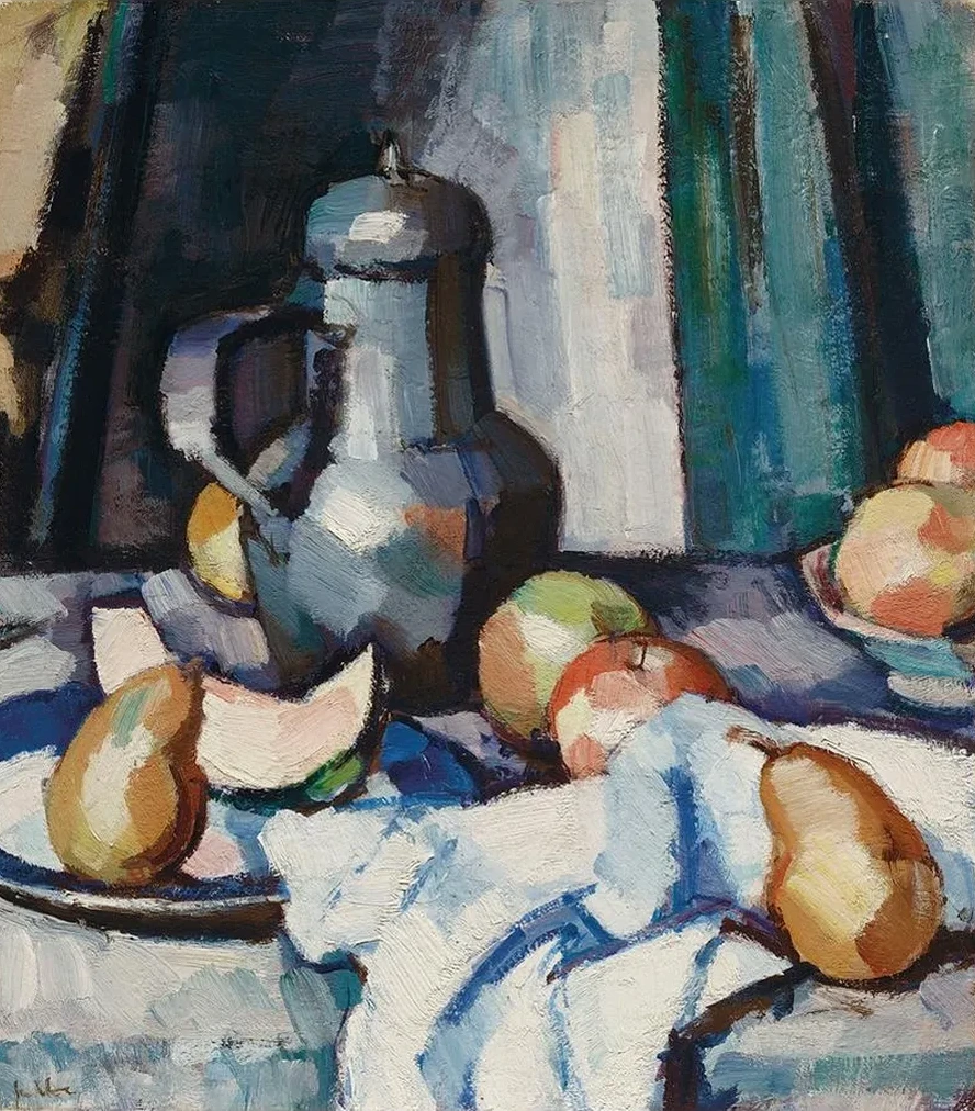 Apples and Pewter Pot