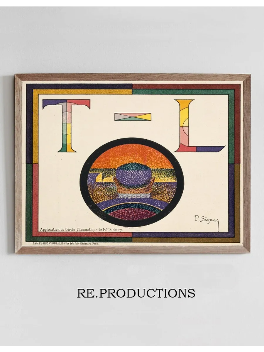 Application of Charles Henry's Chromatic Circle Th Tre - Libre Playbill of January 31, 1889