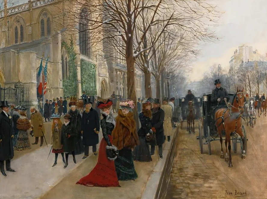 Apr's L office L glise De La Sainte Trinit, No l 1890