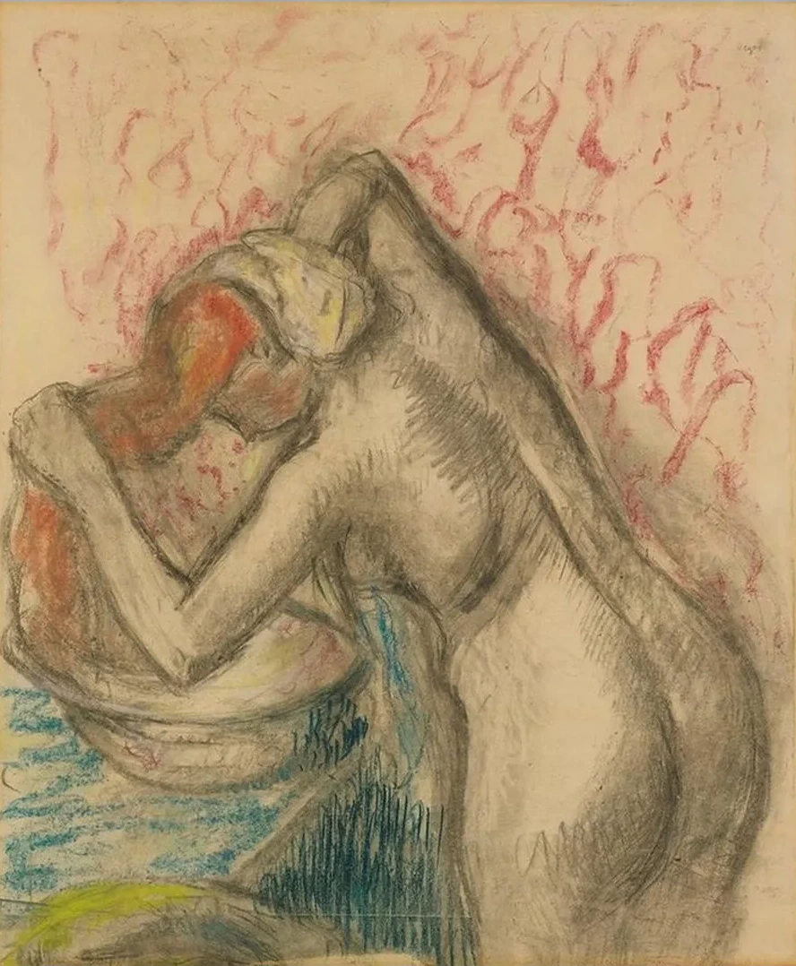 Apr's Le Bain (Femme S essuyant Les Cheveux)