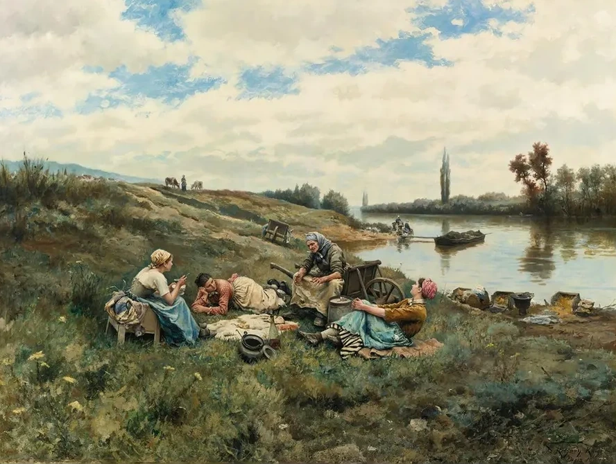 Apr's Un D jeuner Bords De La Seine