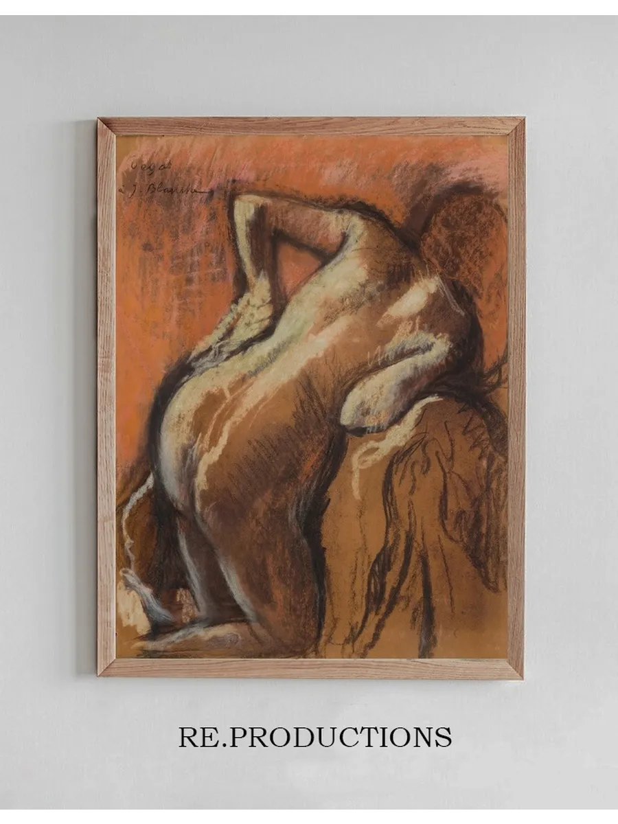 Apr's le Bain, Femme's Essuyant