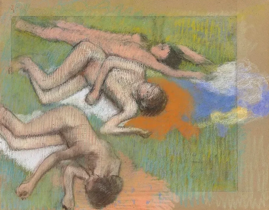 Apr's le Bain, Trois Femmes Nues