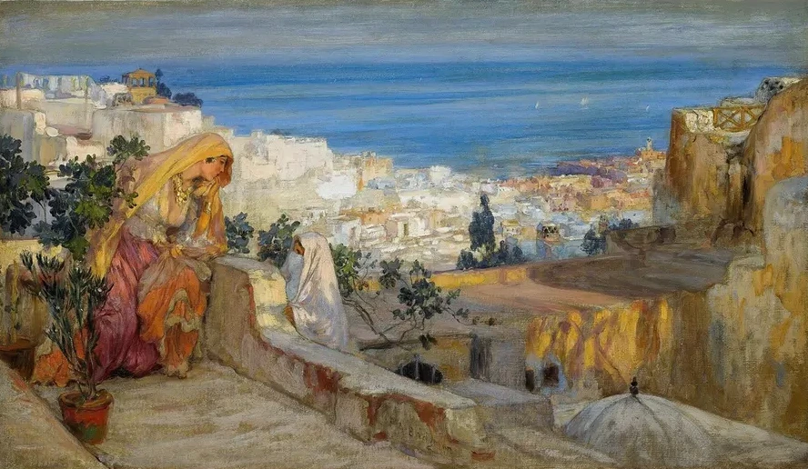 Arab Women On A Rooftop, Algiers Beyond