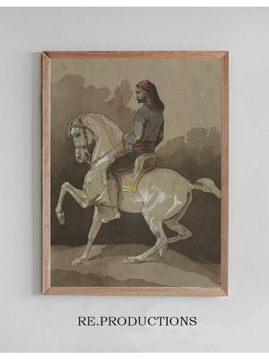Arab on Horseback
