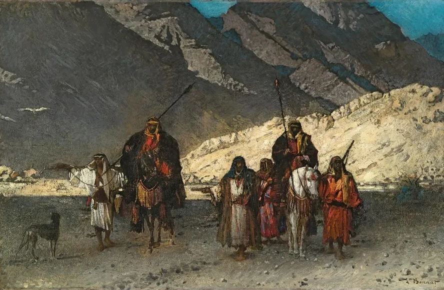 Arabian Sheikhs in the Mountains