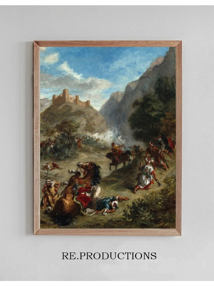 Arabs Skirmishing in the Mountains