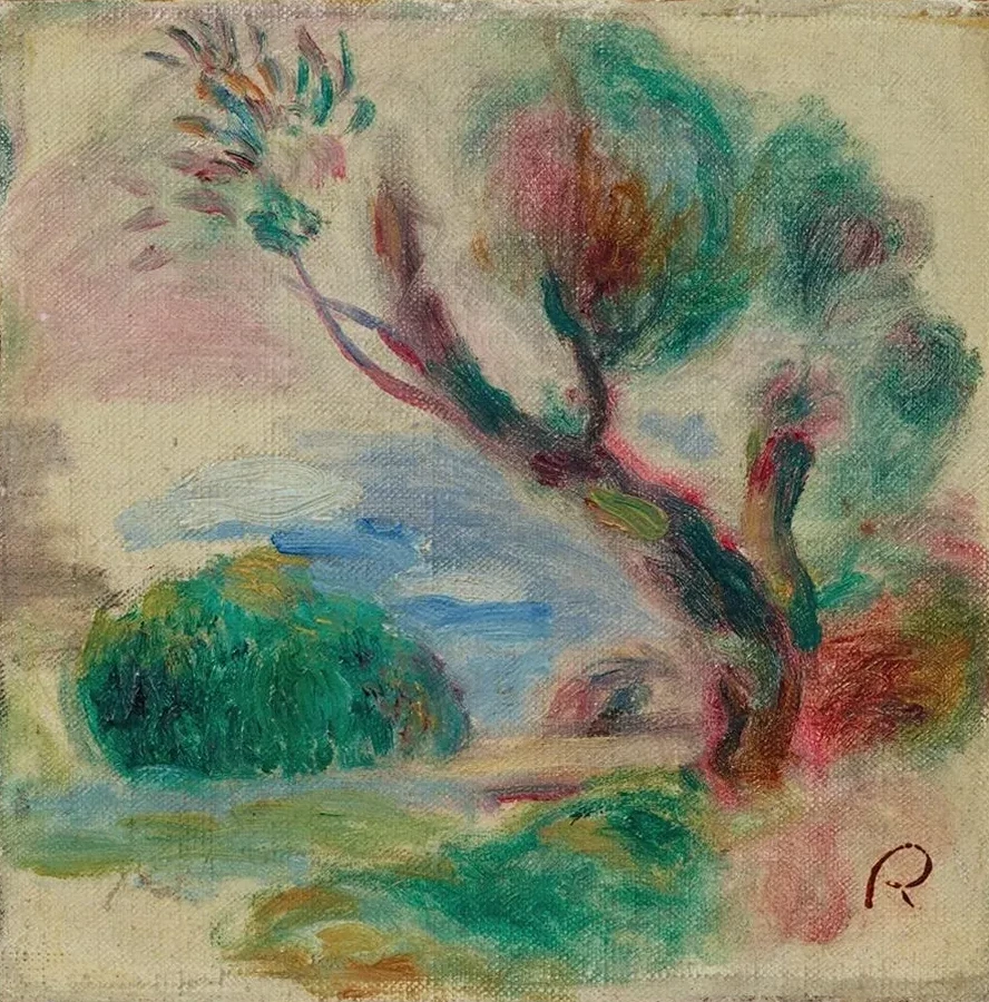 Arbre Cagnes, Au Loin la Mer