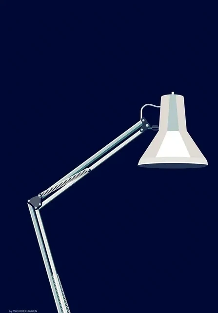 Architect Lamp - Dark Blue