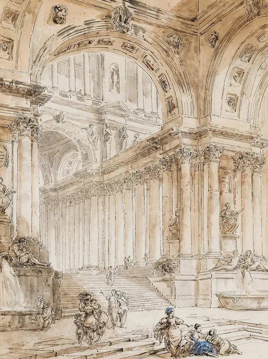 Architectural Composition with Portico