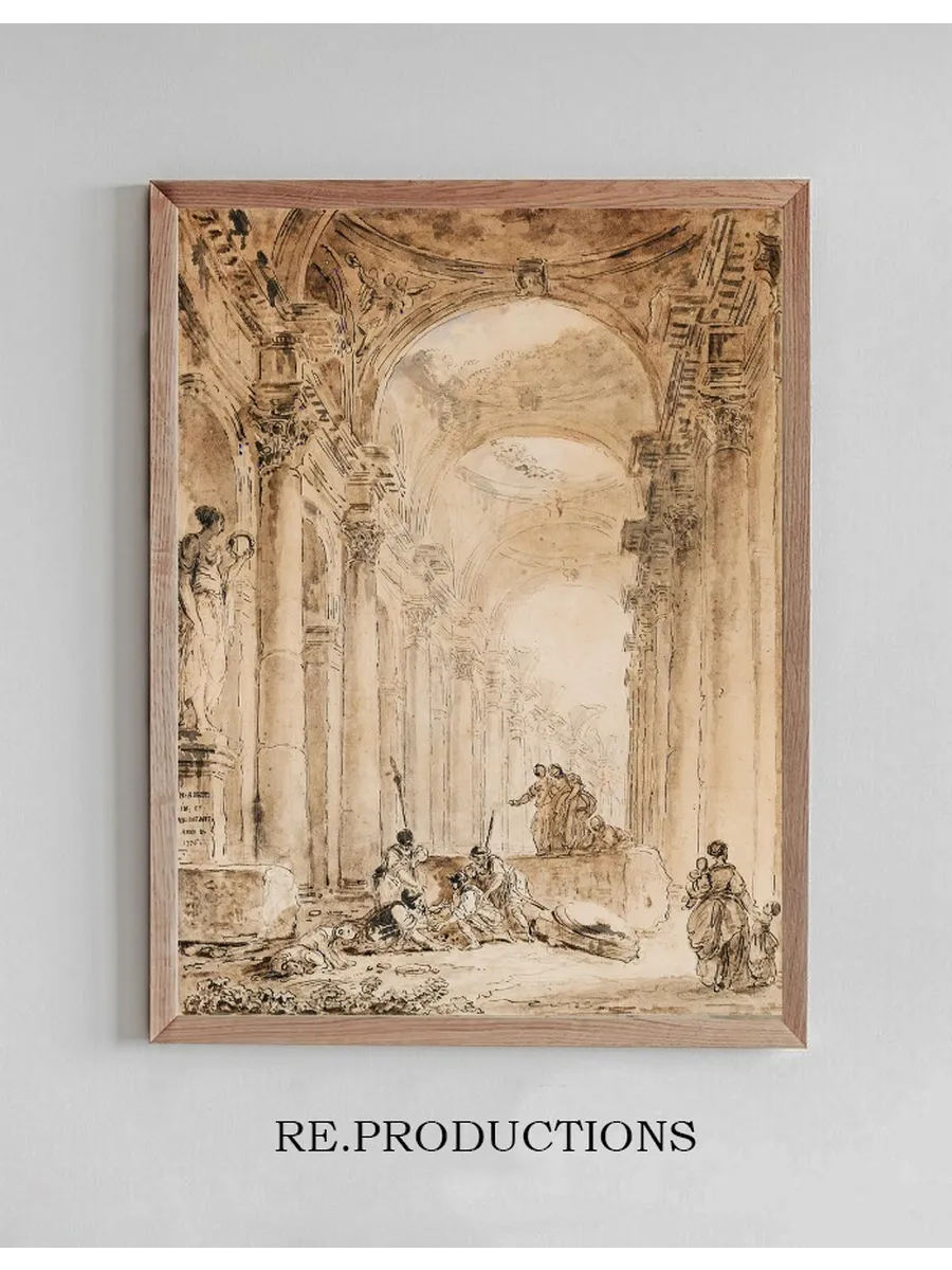 Architectural Composition with Ruins