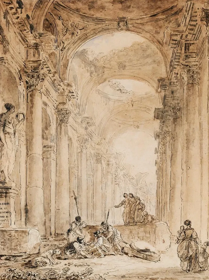 Architectural Composition with Ruins