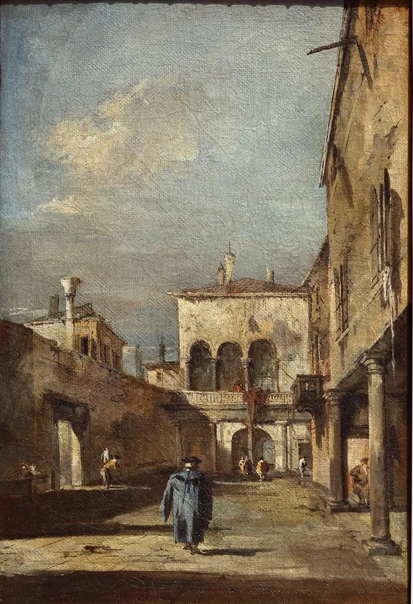 Architectural Fantasy with a Courtyard