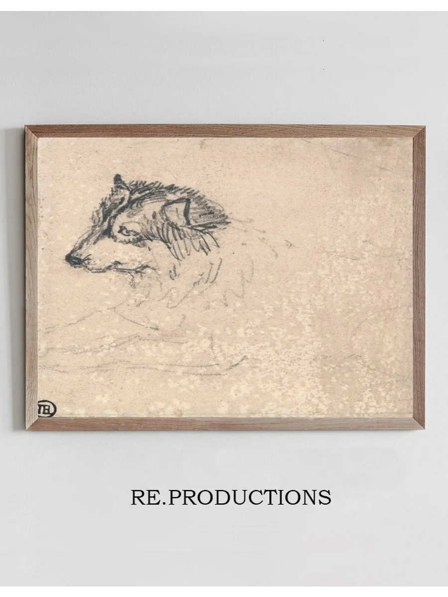 Arctic Dog, Facing Left