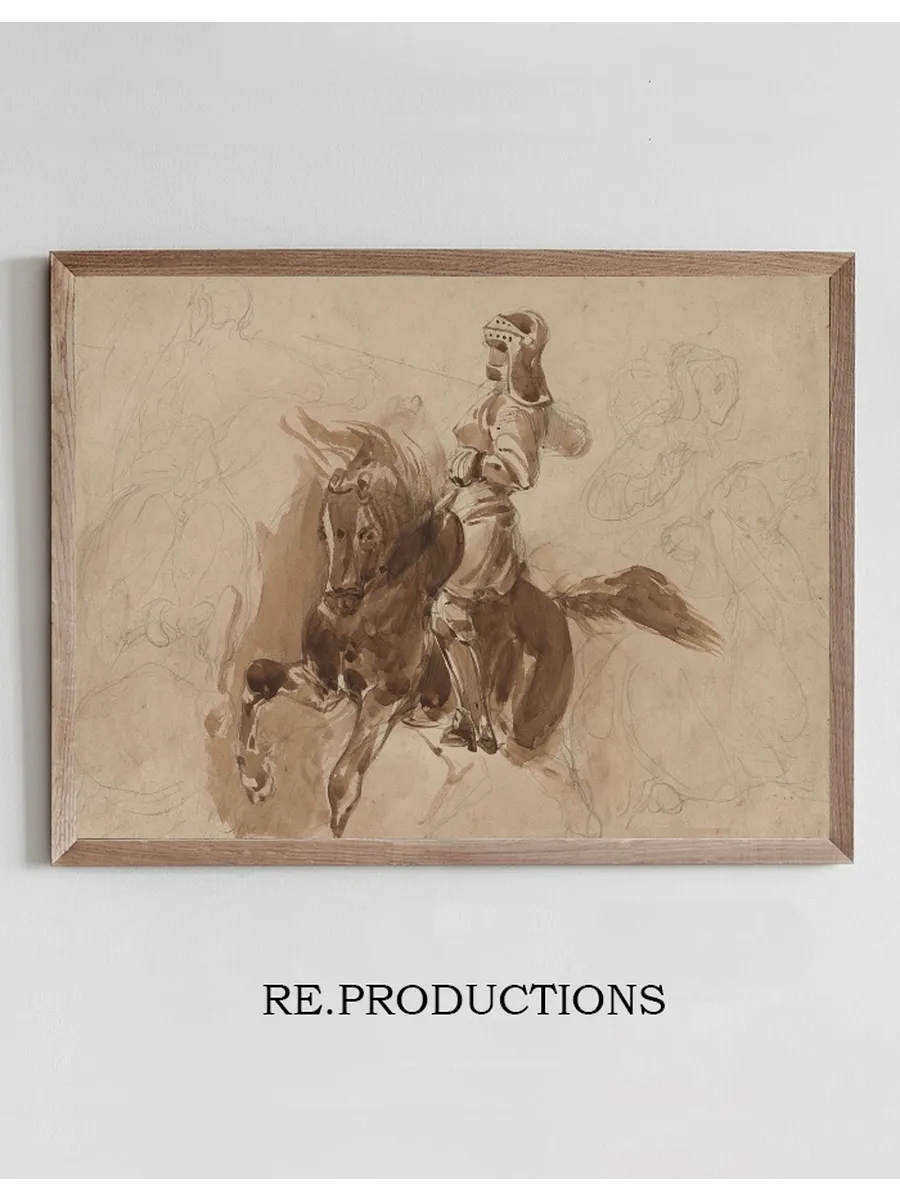 Armored Figure on Horseback