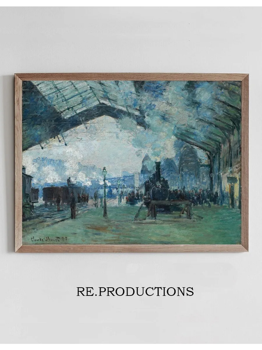 Arrival of the Normandy Train, Gare Saint - Lazare