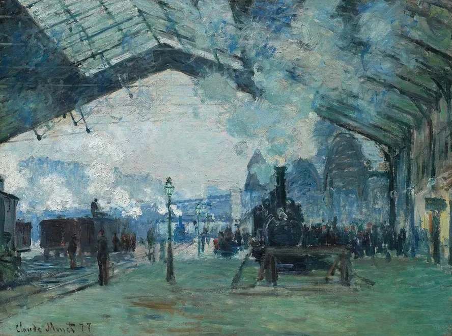Arrival of the Normandy Train, Gare Saint - Lazare