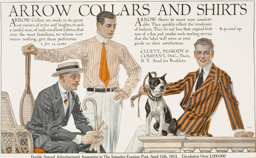 Arrow Collars & Shirts. Saturday Evening Post