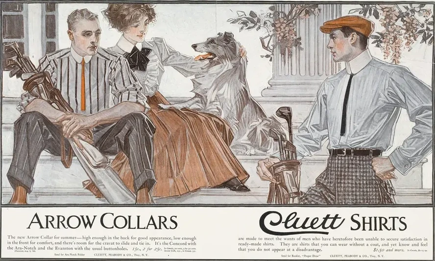 Arrow Collars. Cluett Shirts