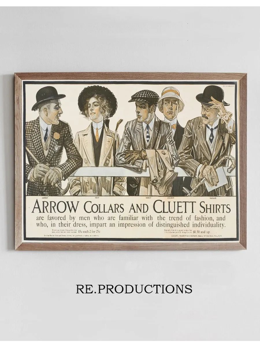 Arrow Collars. Cluett Shirts
