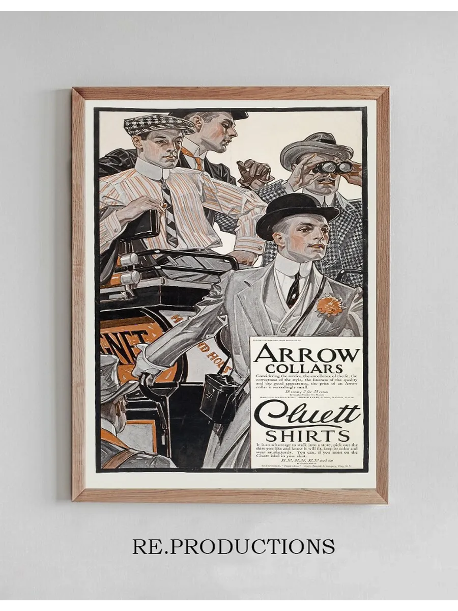 Arrow Collars. Cluett Shirts