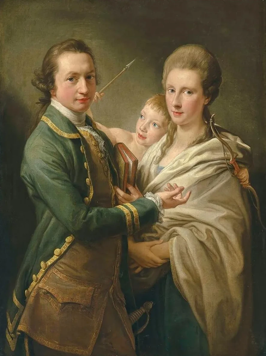 Arthur Saunders Gore, Viscount Sudley, Later 2nd Earl of Arran (1734 - 1809), and His Wife