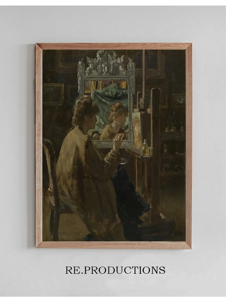 Artist in Her Studio