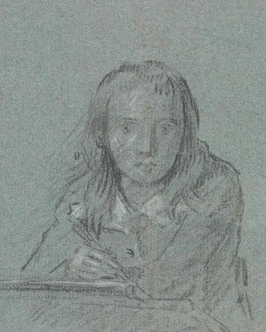 Artist's Son Writing