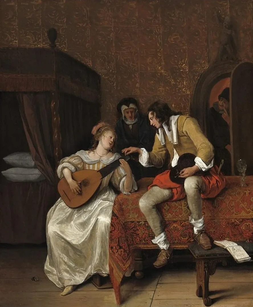 Ascagnes and Lucelle (The Music Lesson)