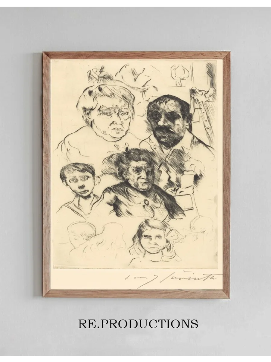 Assorted Heads and Self - Portrait (verschiedene K Pfe Und Selbstbildnis)