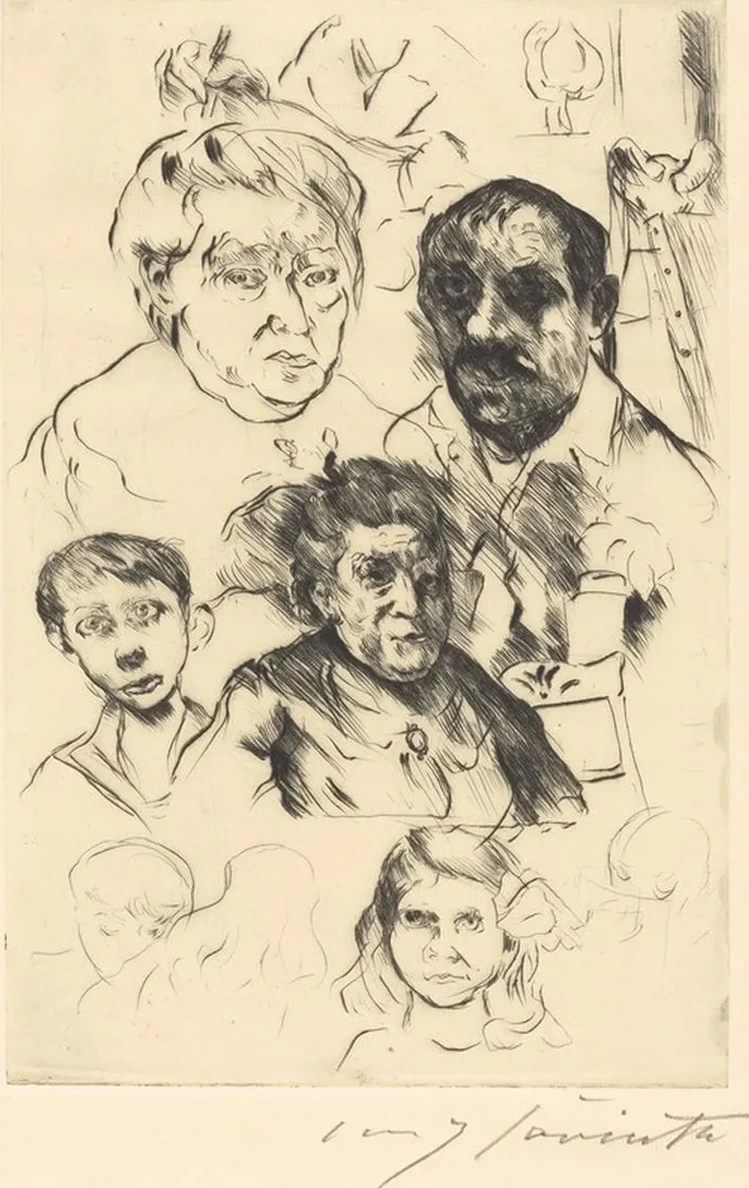 Assorted Heads and Self - Portrait (verschiedene K Pfe Und Selbstbildnis)