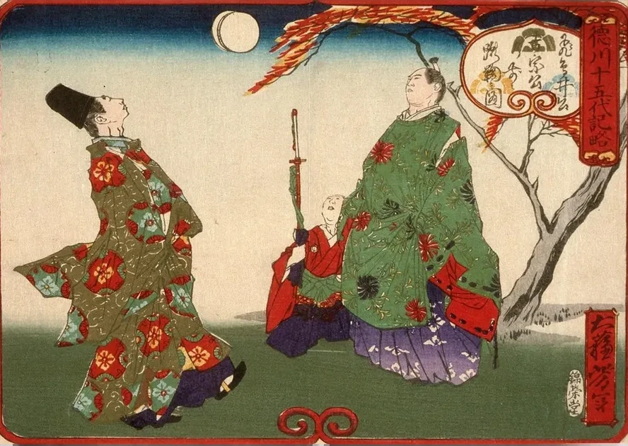 Asukai Masanori Teaching Tokugawa Yoshimune to Play Kemari