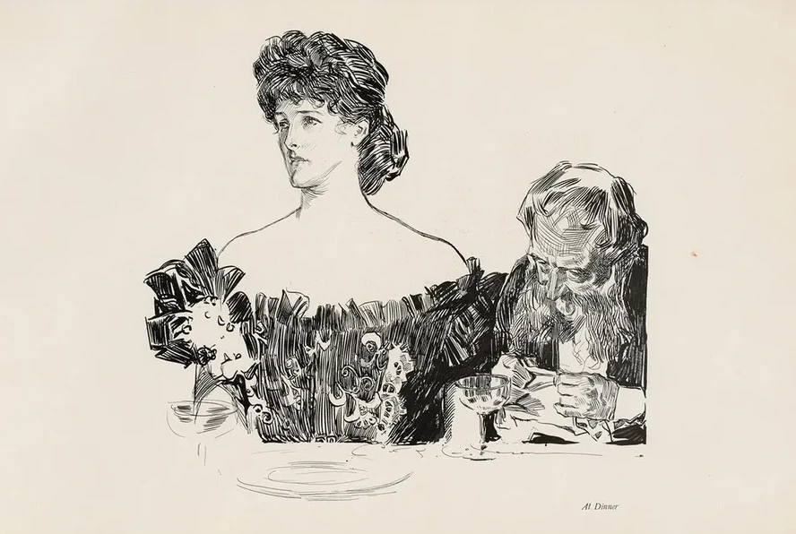 At Dinner