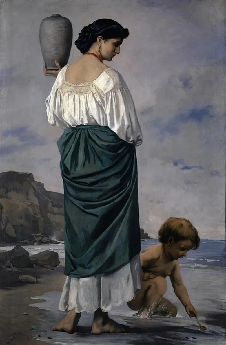 At The Beach, Fisher Maiden In Antium