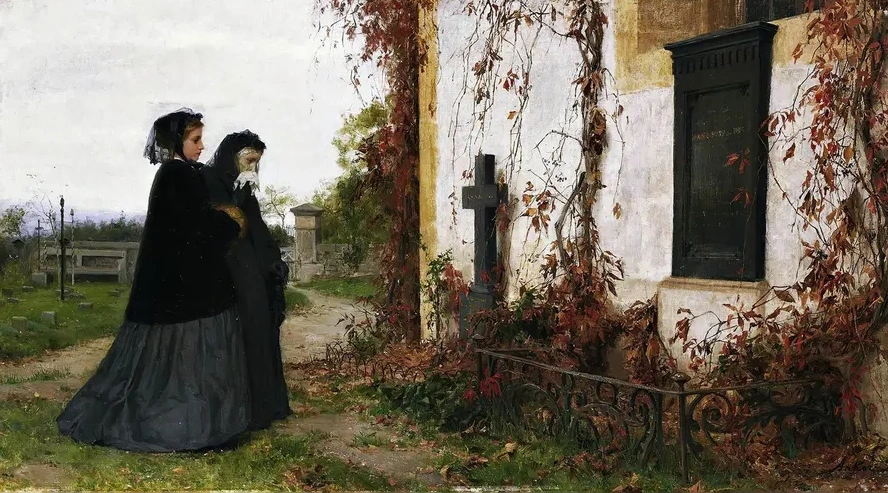 At The Cemetery