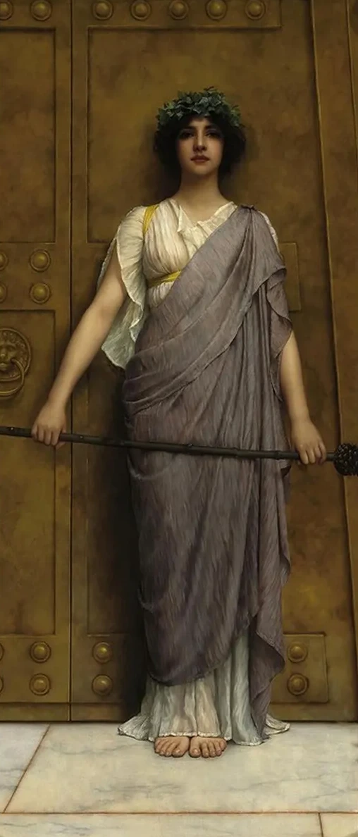 At the Gate of the Temple