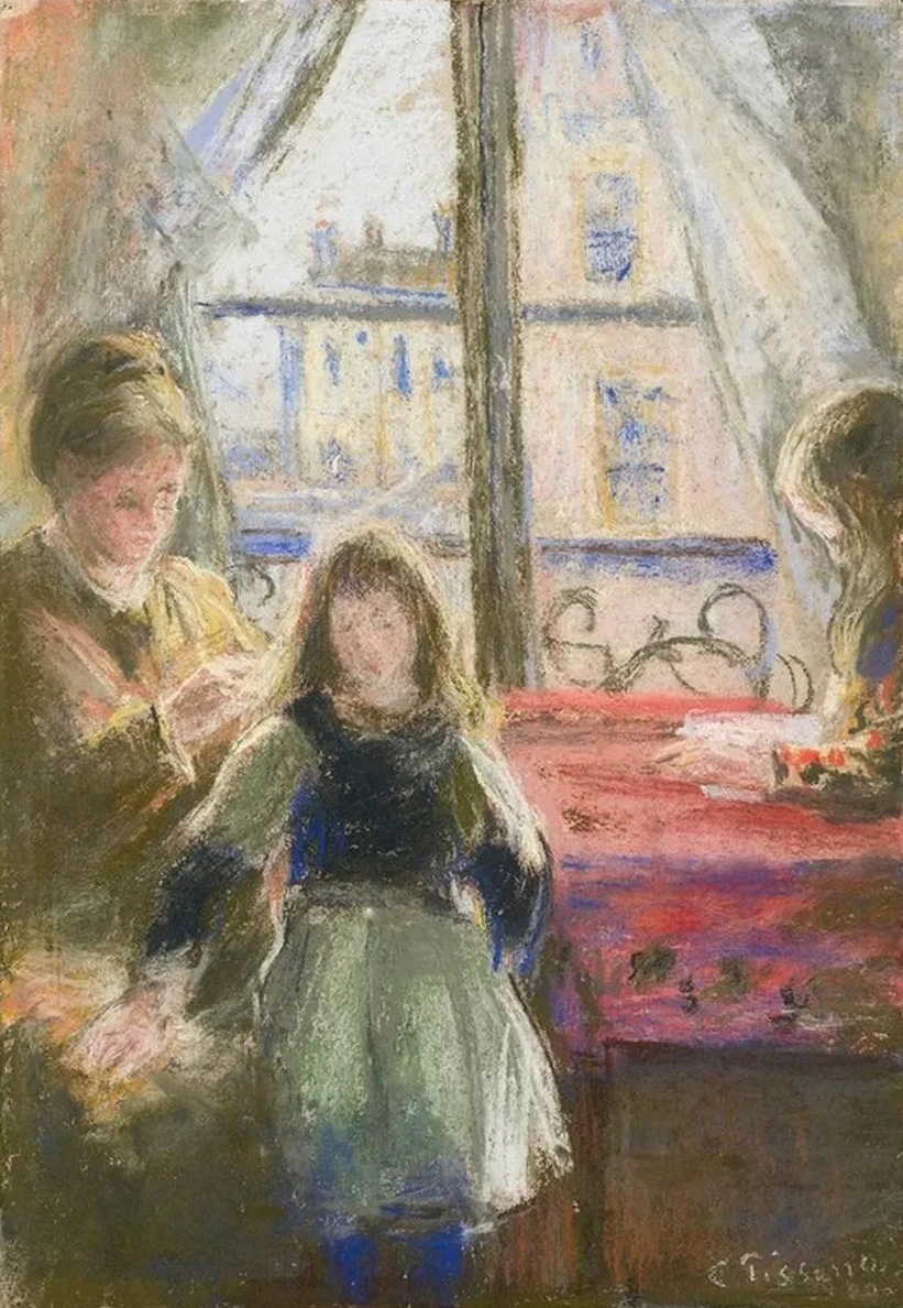 At the Window, rue des Trois Fr res