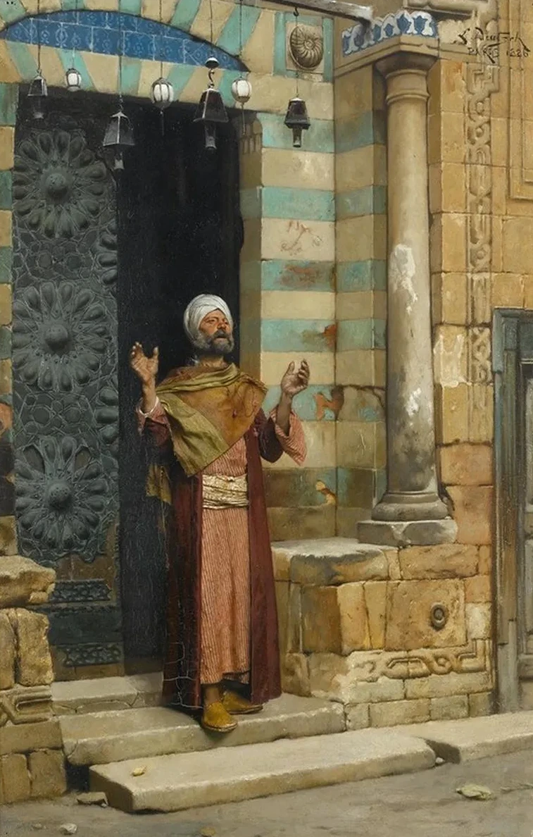 At the Door of the Mosque