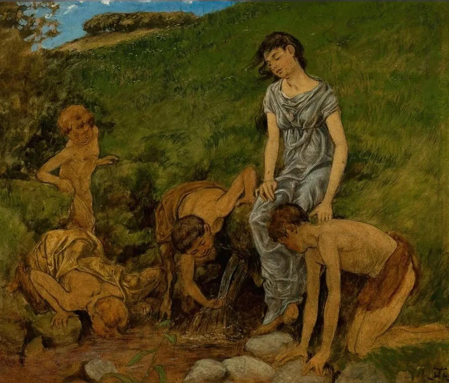 At the Spring Well