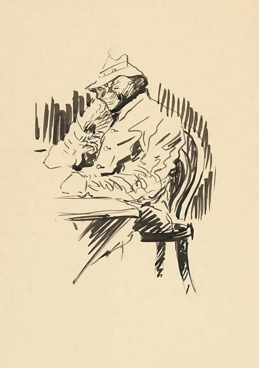 At the table (Study)