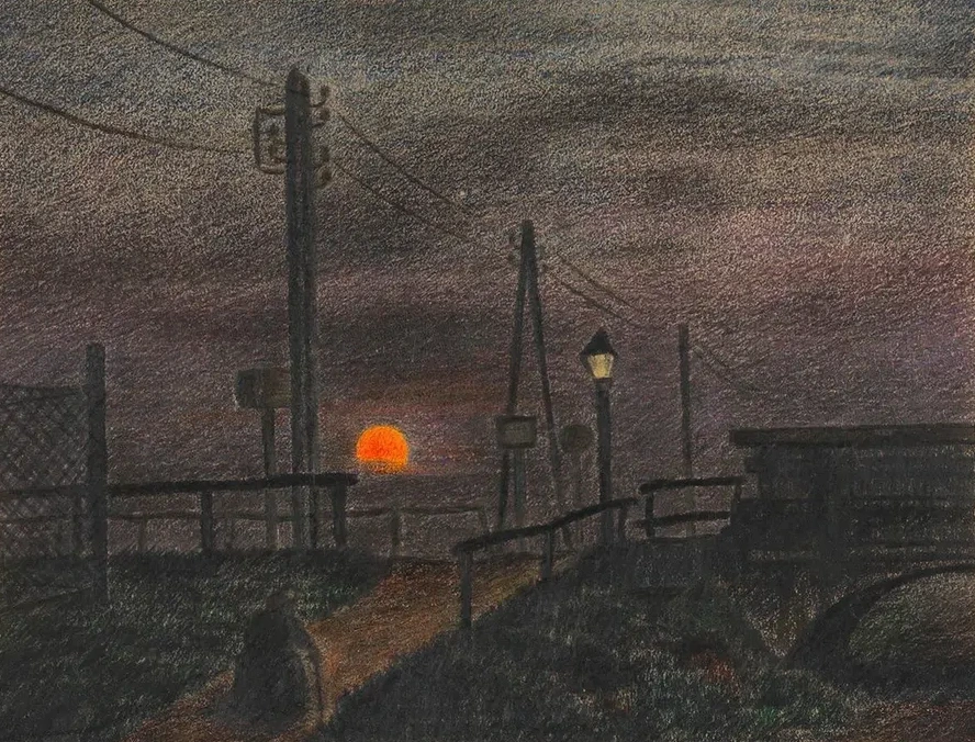 Aufgehender Mond