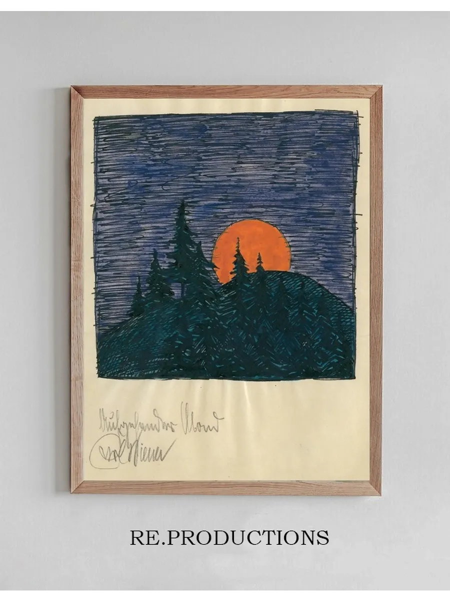 Aufgehender Mond