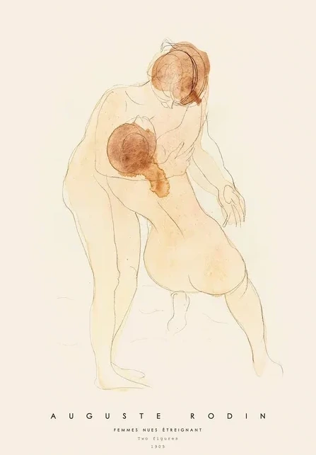 Auguste Rodin - Two Figures