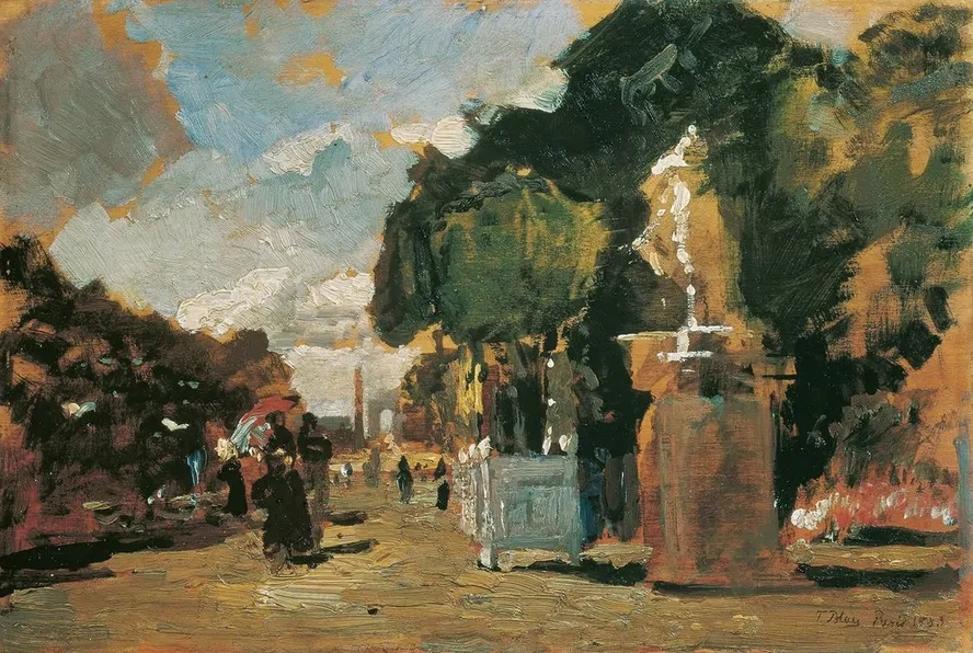 Aus den Tuilerien Sonniger Tag