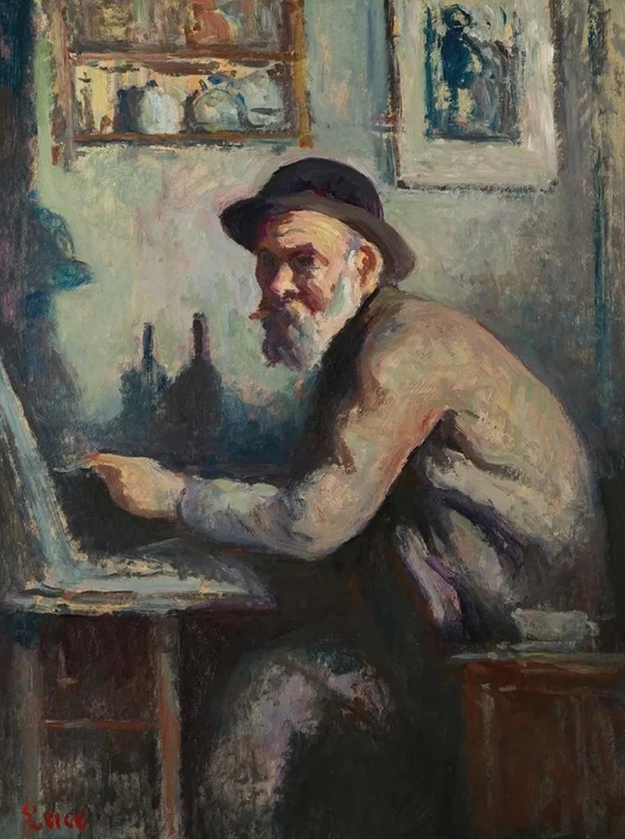 Autoportrait Au Chevalet