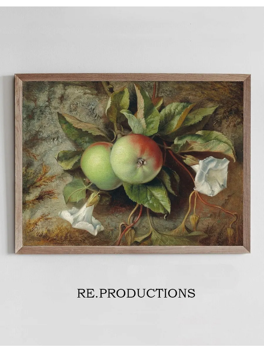 Autumn Apples and Convolvulus