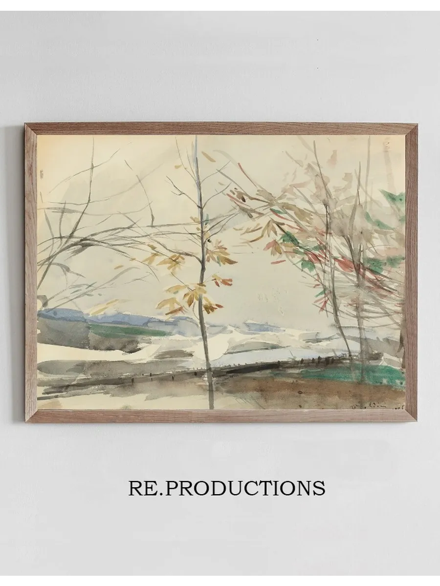 Autumn Landscape With Trees