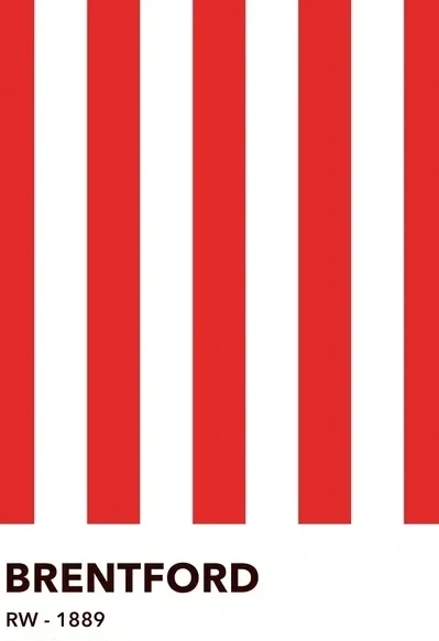 Brentford - RED & White