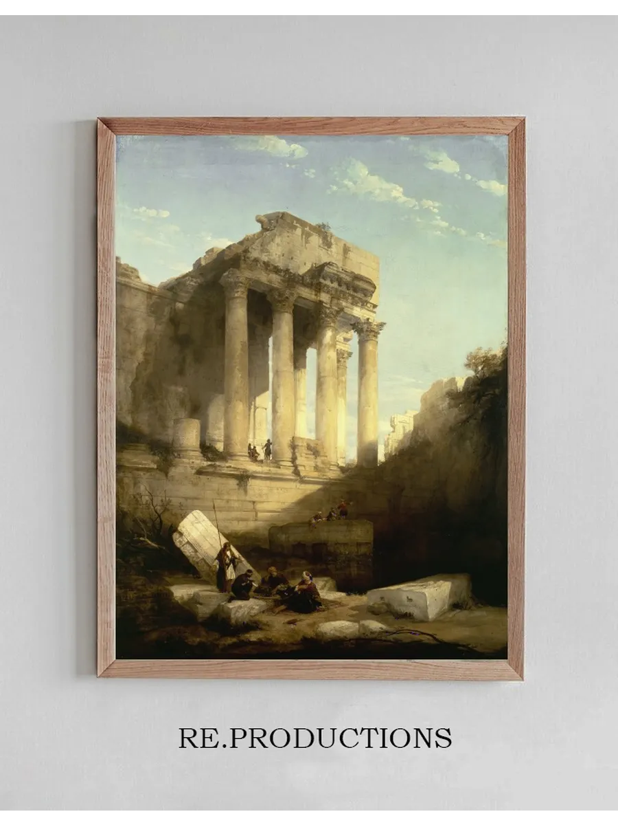 Baalbec,ruins of the Temple of Bacchus