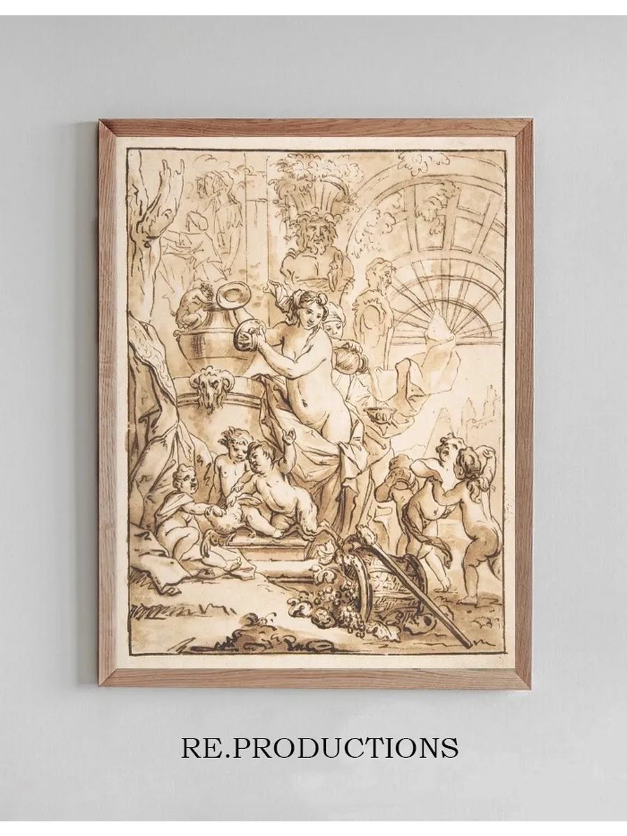 Bacchanalian Scene with Nymphs and Putti